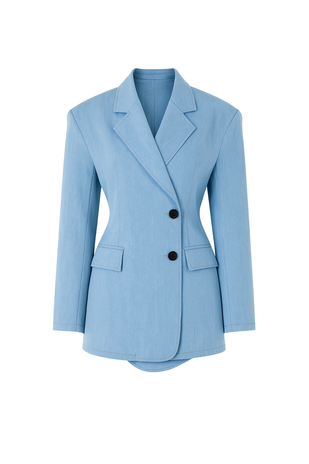 Jeansowa marynarka oversize