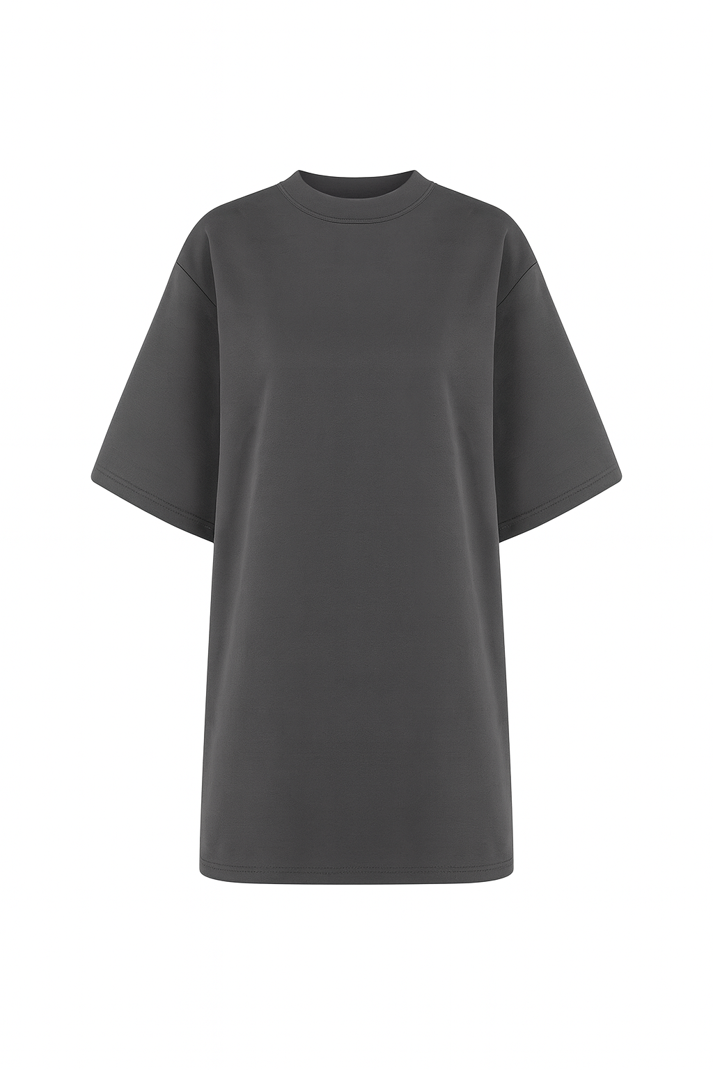 Bawełniany t-shirt oversize o kroju sukienki. 2 kolory Unisex