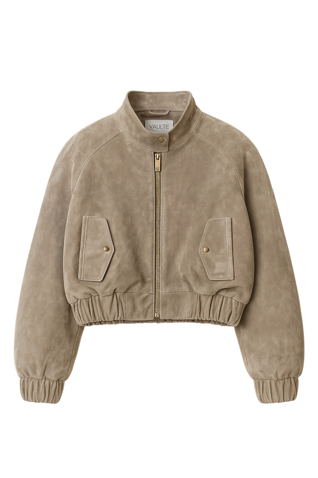 Kurtka Bomber z zamszu naturalnego