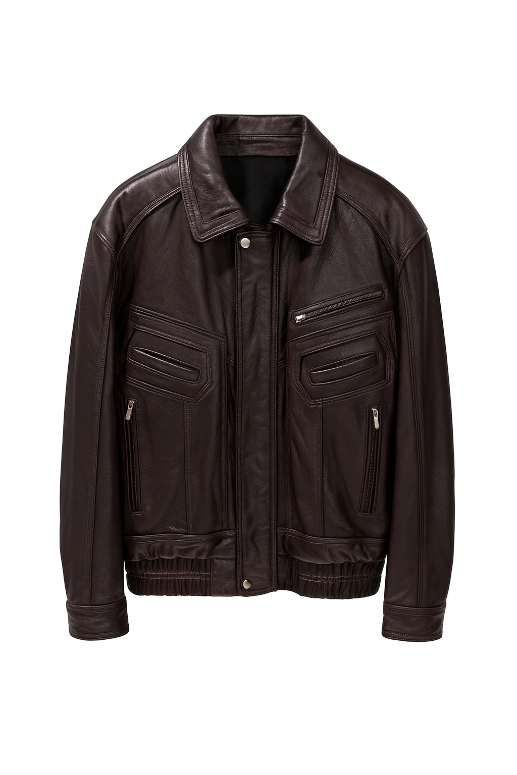 Skórzana kurtka Cappucino Unisex z zamszu