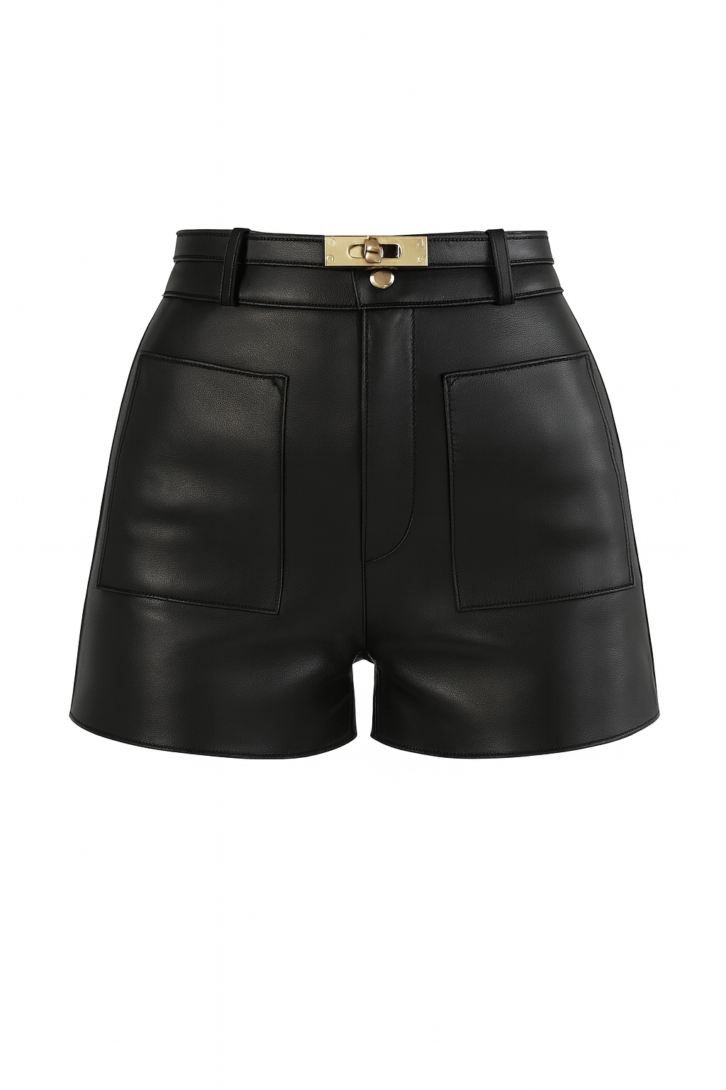 Szorty ze skóry naturalnej