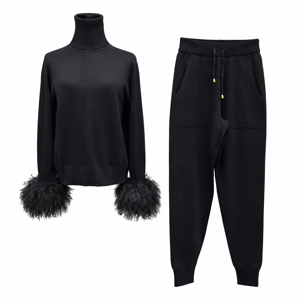 Dres ICON z Kaszmiru z odpinanymi mankietami