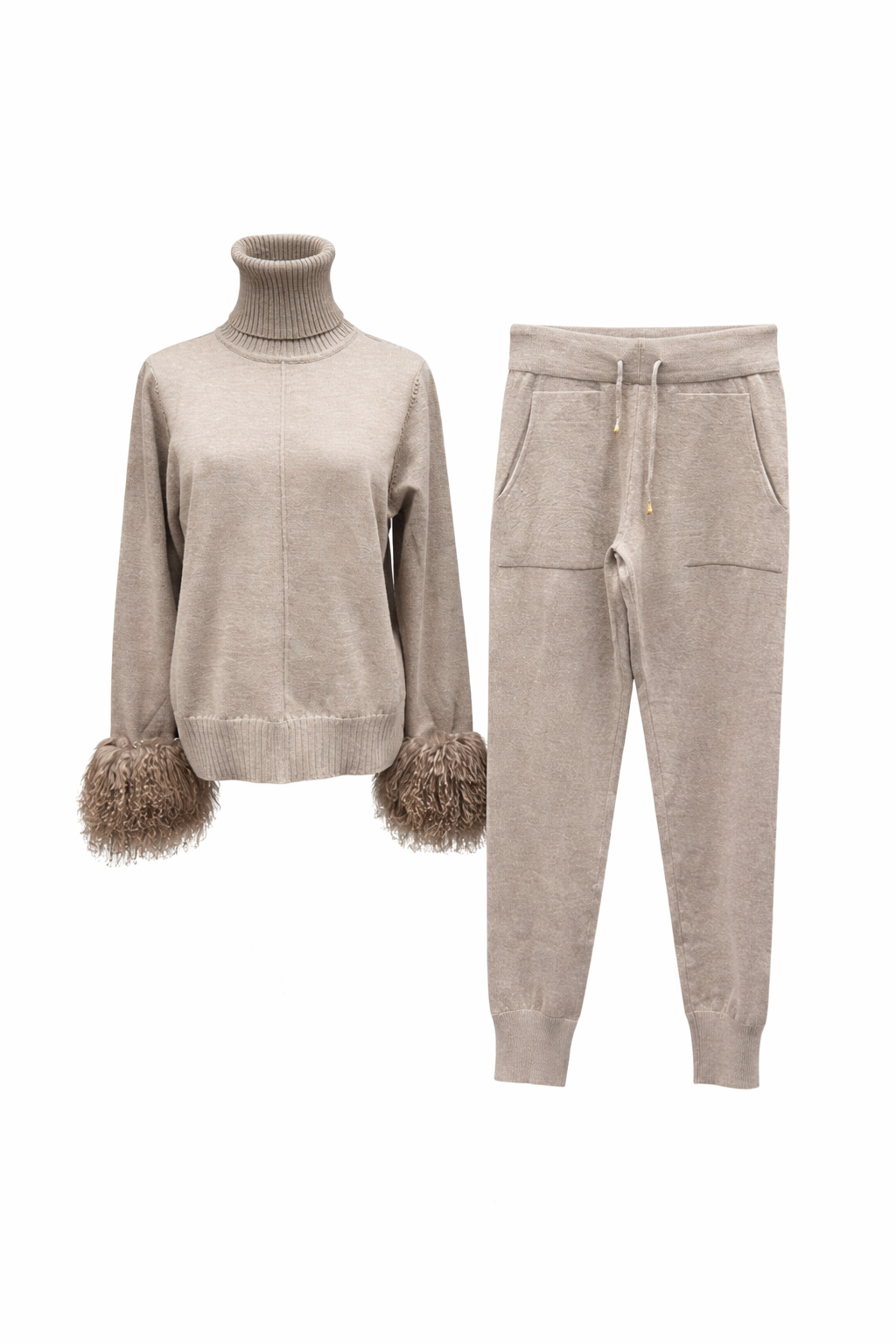 Dres ICON z Kaszmiru z odpinanymi mankietami