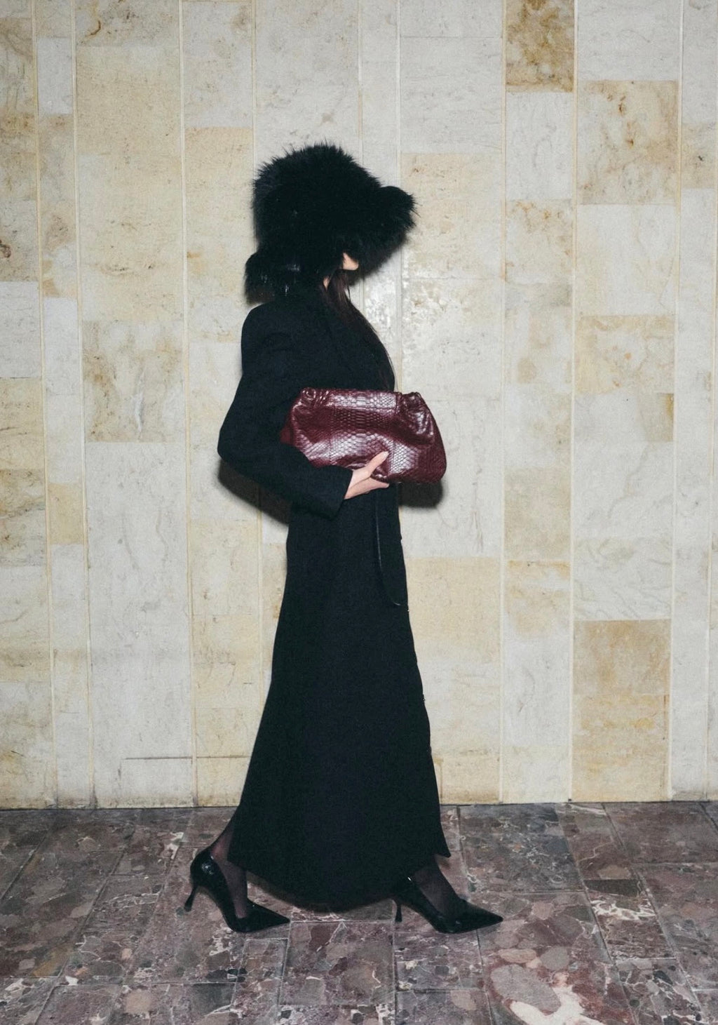 Futrzana czapka - Fur Bucket hat. 3 kolory