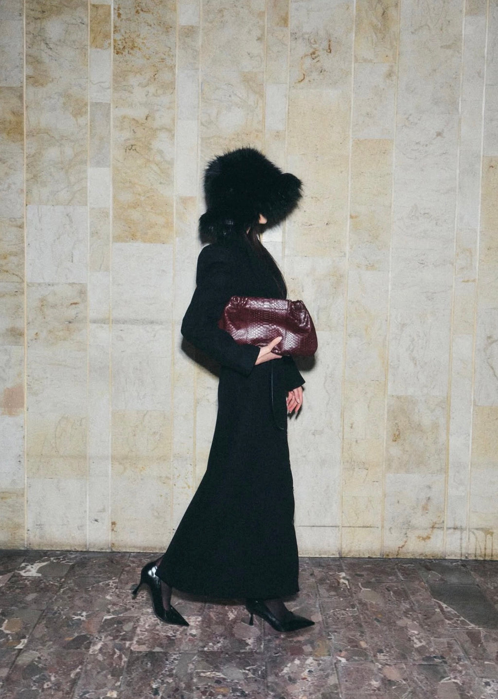 Futrzana czapka - Fur Bucket hat. 3 kolory