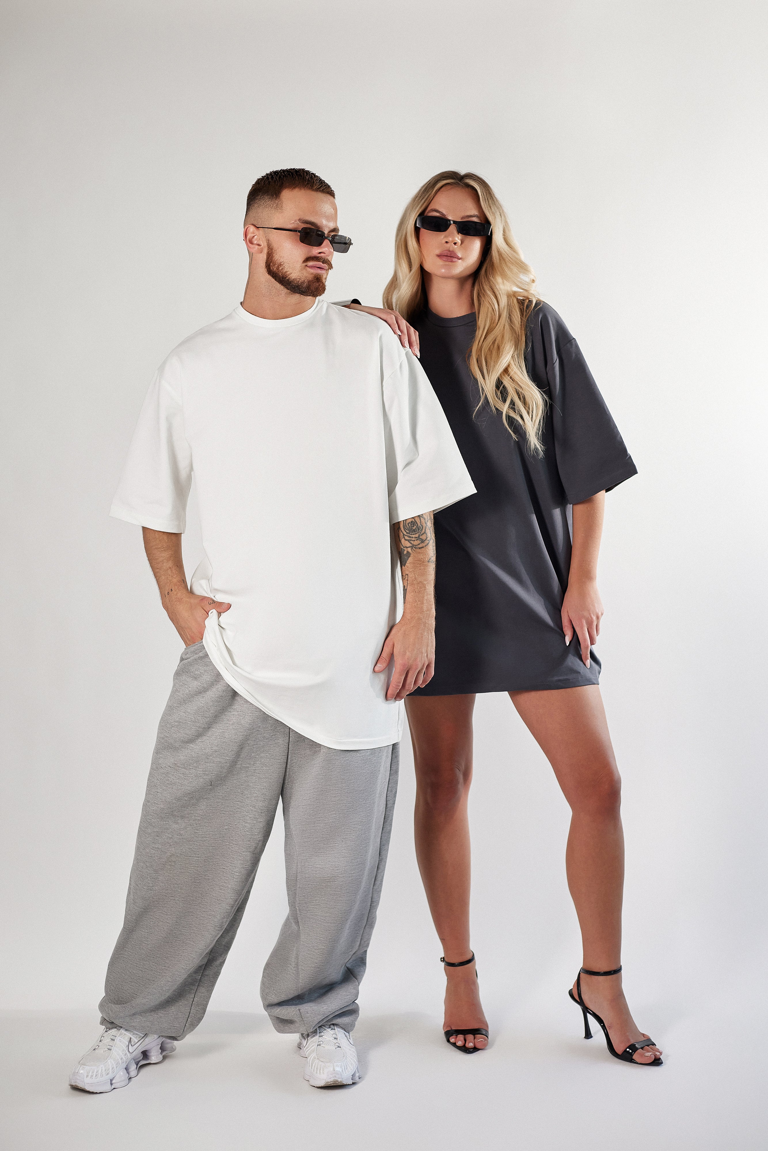 Bawełniany t-shirt Oversize. 2 kolory Unisex