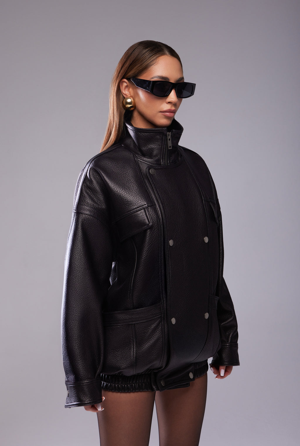 Vaulte LOWLINE Skórzana Kurtka Oversize