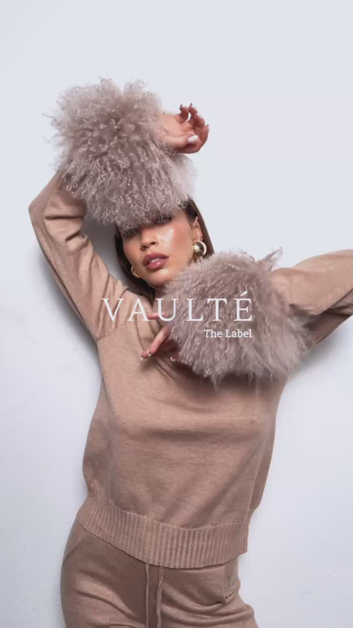 Dres ICON z Kaszmiru z odpinanymi mankietami